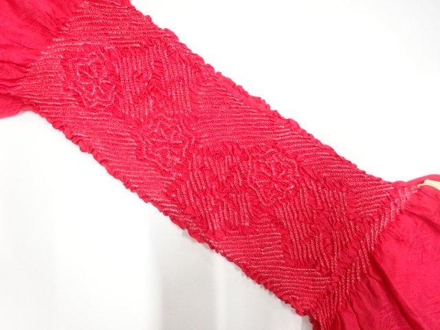 JAPANESE KIMONO / OBIAGE / SILK / SHIBORI